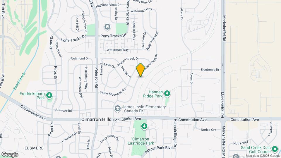 7165 Allens Park Dr Map and Location Details