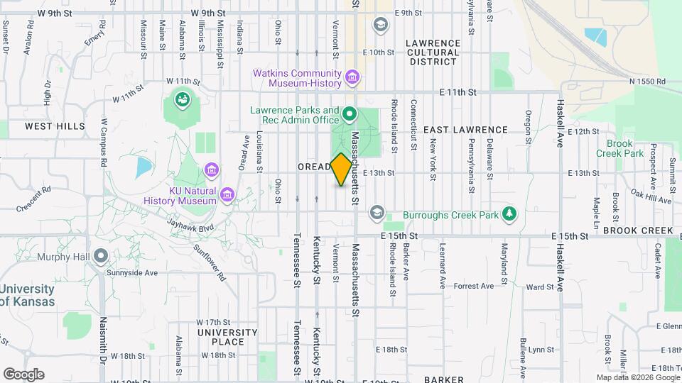 1320 Vermont St Mapa y Detalles de la Ubicación