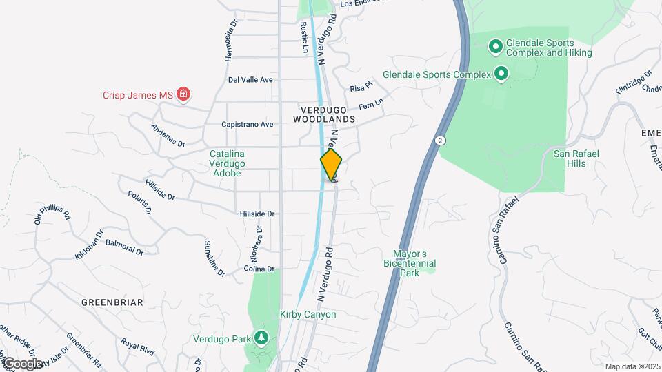 1767 N Verdugo Rd Map and Location Details