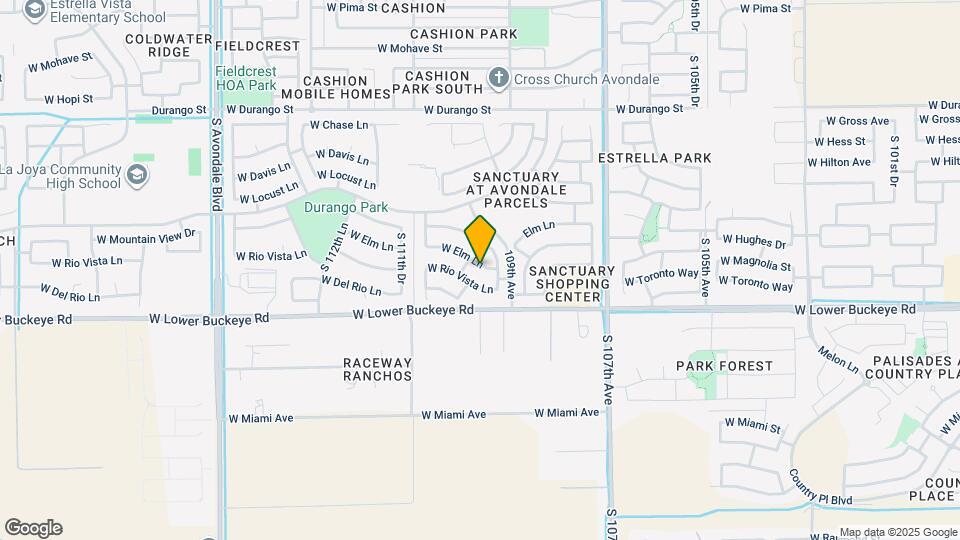 10967 W Elm Ln Map and Location Details