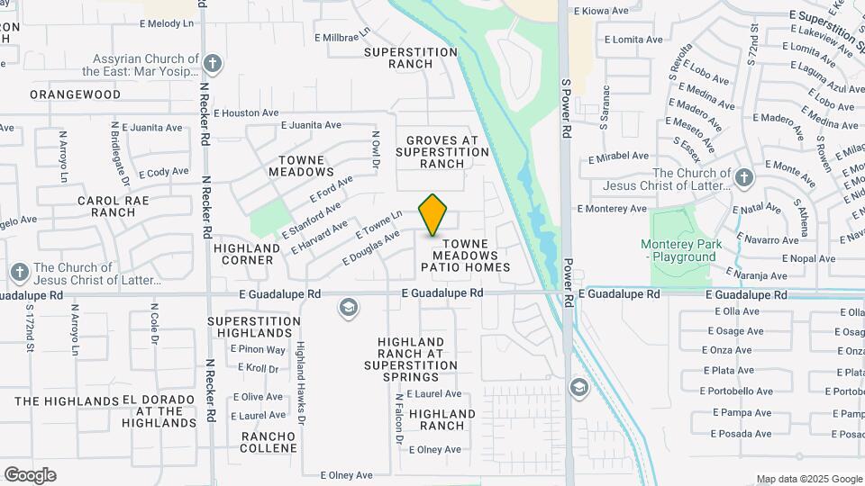 4502 E Scott Ave Map and Location Details