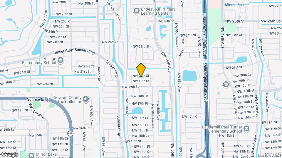 5911 NW 19th Ct Map and Location Details