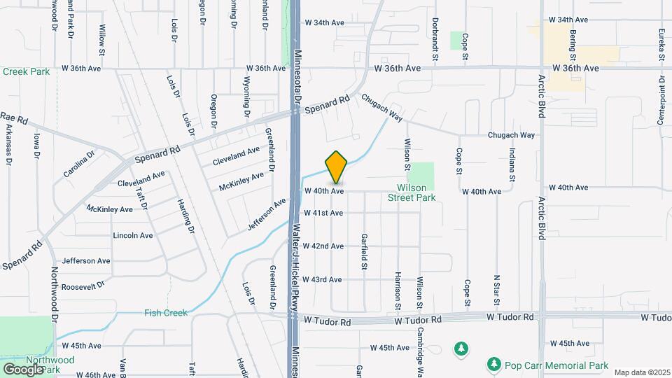 1499 W 40th Ave Map and Location Details