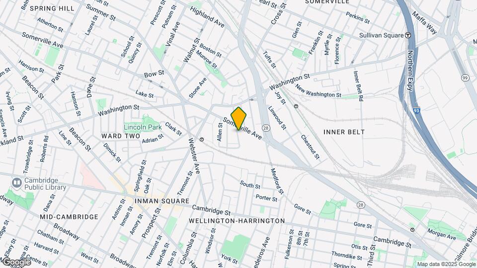 33 Merriam St, Unit 3 Map and Location Details