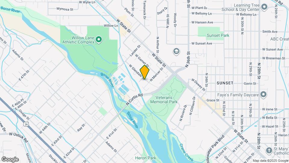 3895 W Glendale St Map and Location Details