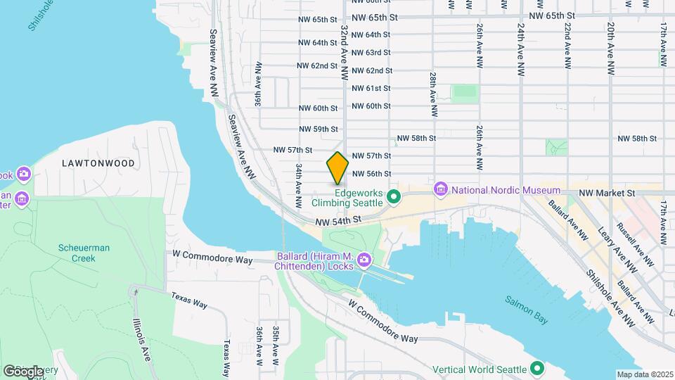 5501 32nd Ave NW Map and Location Details