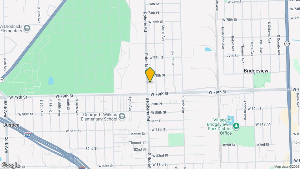 7831 Roberts Rd Map and Location Details