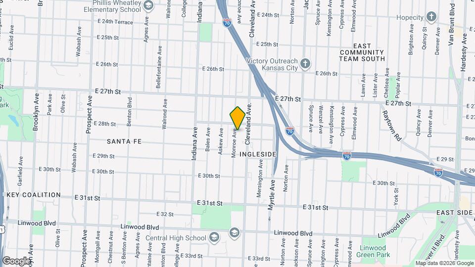 2817 Monroe Ave Map and Location Details