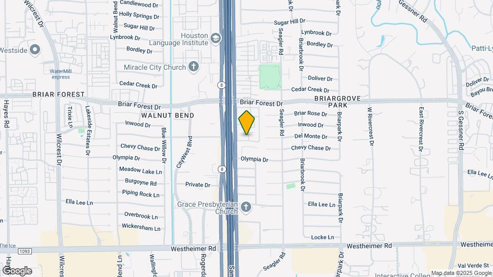 1721 W Sam Houston Pkwy S Map and Location Details