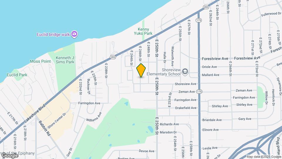 341 E 246th St Map and Location Details