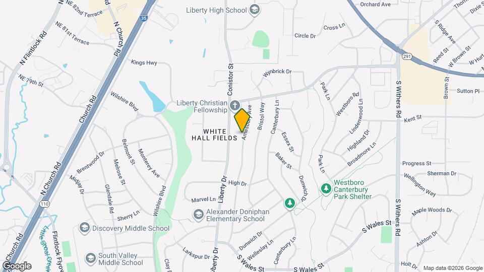 1018 Amesbury Ave Map and Location Details