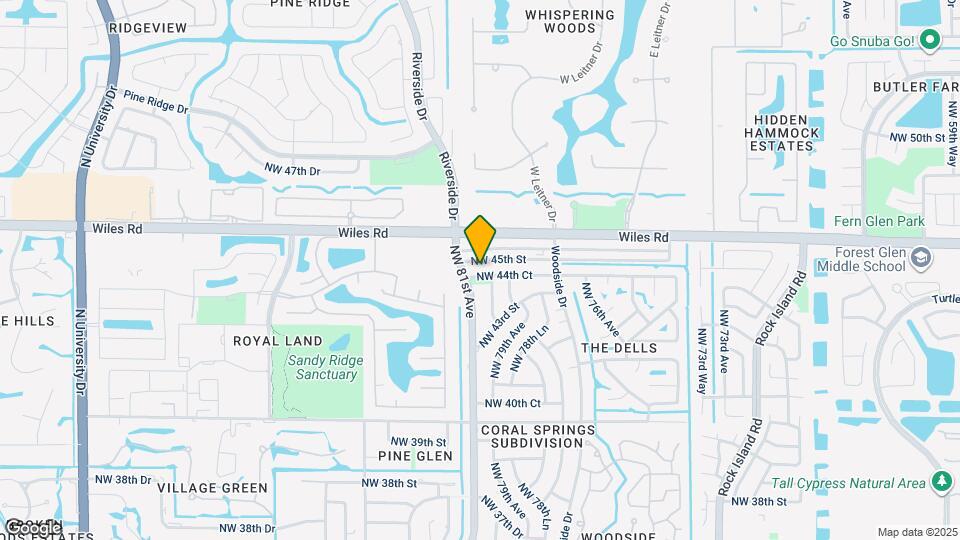 8011 NW 44th Ct Map and Location Details