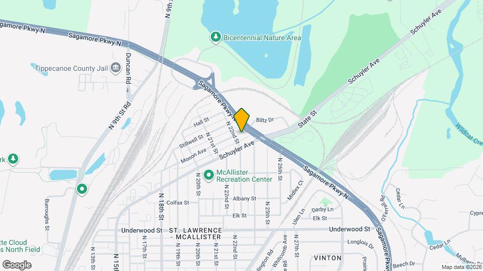 2209 Monon Ave Map and Location Details