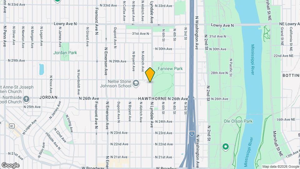 2643 N Lyndale Ave Mapa y Detalles de la Ubicación