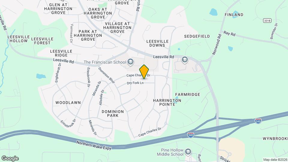 6320 Dry Fork Ln Mapa y Detalles de la Ubicación