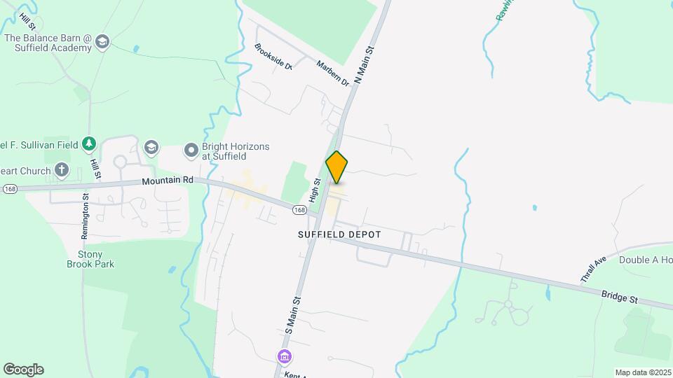 Suffield Commons Map and Location Details