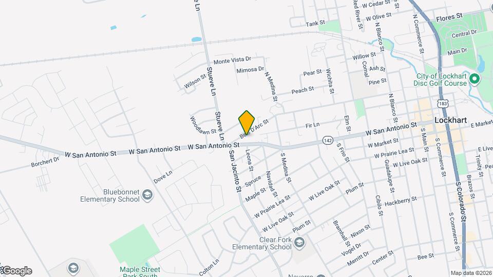 1129 W San Antonio St Mapa y Detalles de la Ubicación
