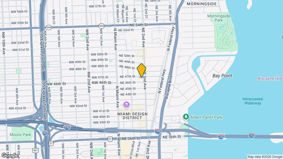 171 NE 46th St Map and Location Details