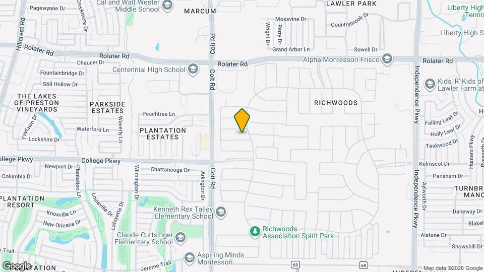 13036 Five Bar Dr Map and Location Details