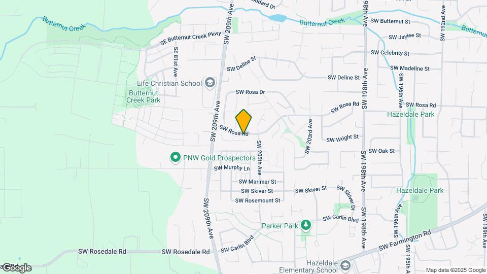 20645 SW Wright St Map and Location Details