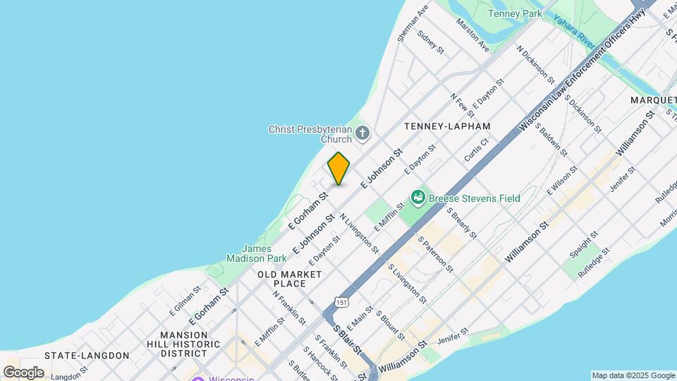 819 E Gorham St Map and Location Details