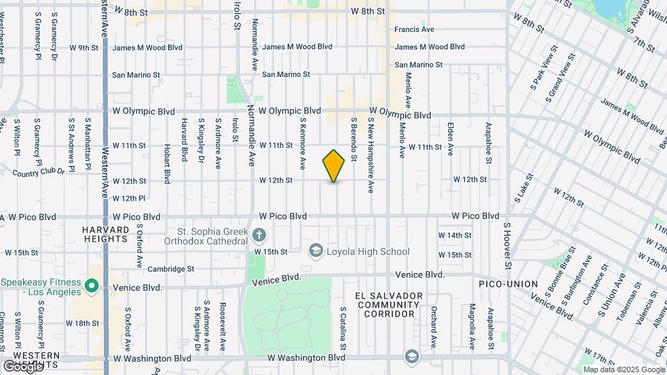 1211 S Catalina St Map and Location Details