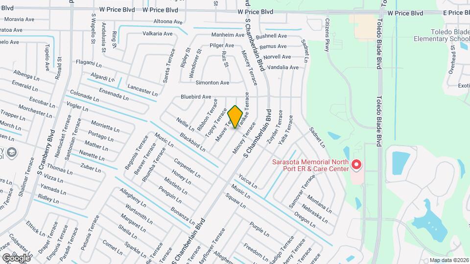 2215 Yankee Terrace Map and Location Details