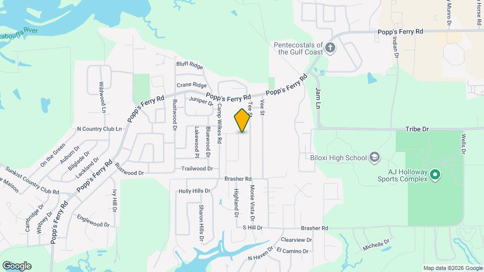 856 Leeward Dr Map and Location Details