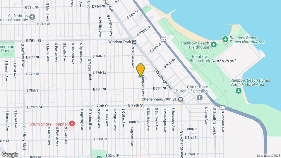 7720 S Marquette Ave Mapa y Detalles de la Ubicación