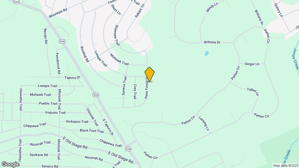 86 Penn Forest Dr Map and Location Details