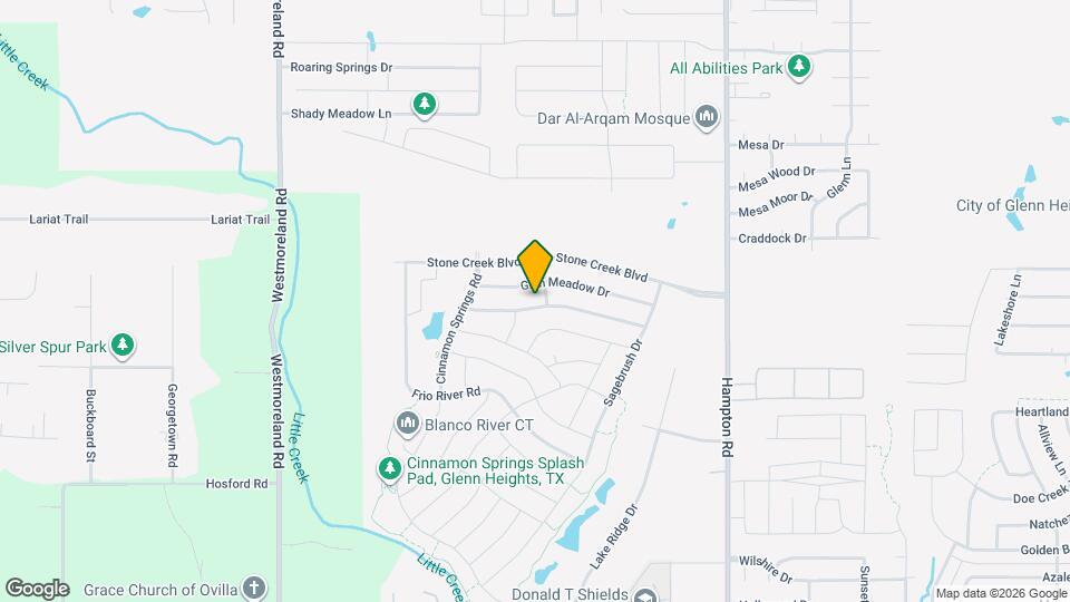 405 Willow Creek Dr Map and Location Details