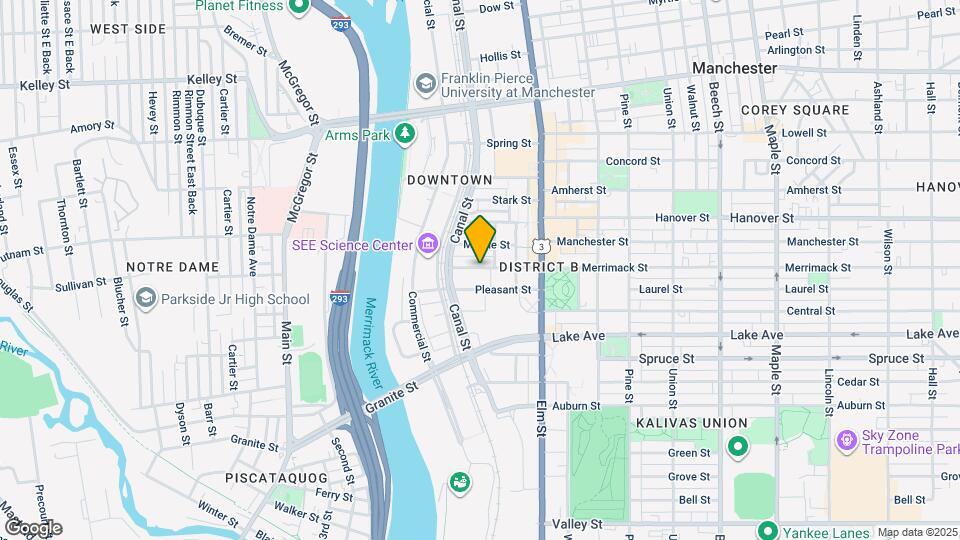 130 W Merrimack St Map and Location Details