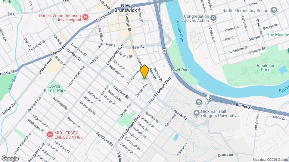 78 Carman St Mapa y Detalles de la Ubicación