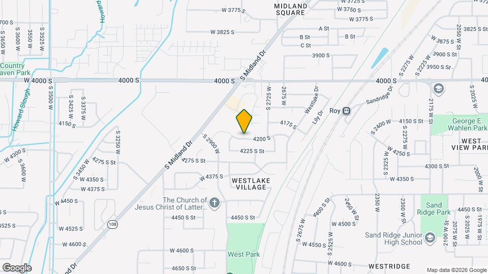 4178 S 2825 W Map and Location Details