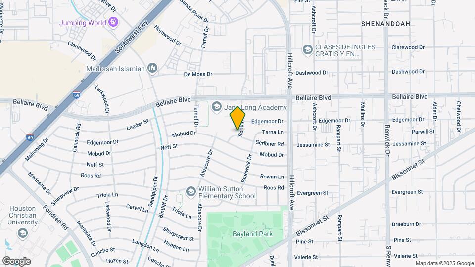 7014 Rookin St Map and Location Details