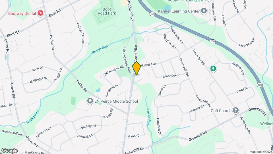 1337 Pottstown Pike Map and Location Details