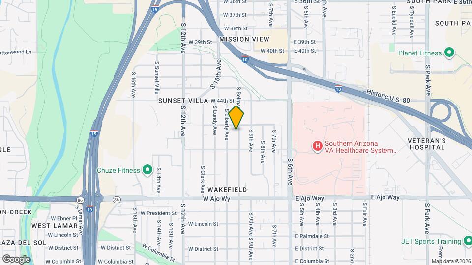 3520 S Belmar Ave Map and Location Details