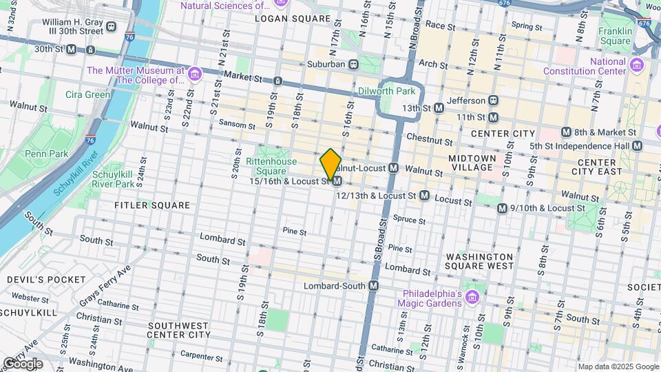 1606-1608 Locust St Mapa y Detalles de la Ubicación