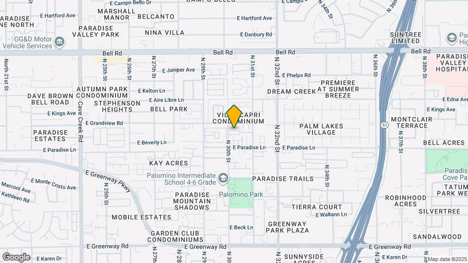 16225 N 30th St Map and Location Details