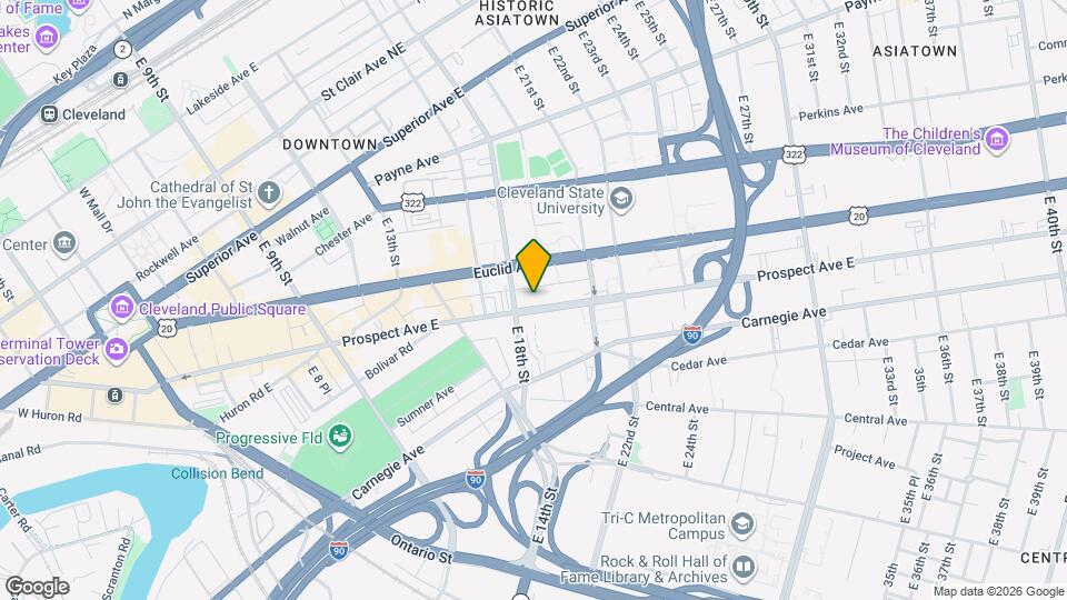 Innovation Landing Map and Location Details