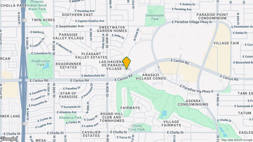4150 E Cactus Rd, Unit 108 Map and Location Details