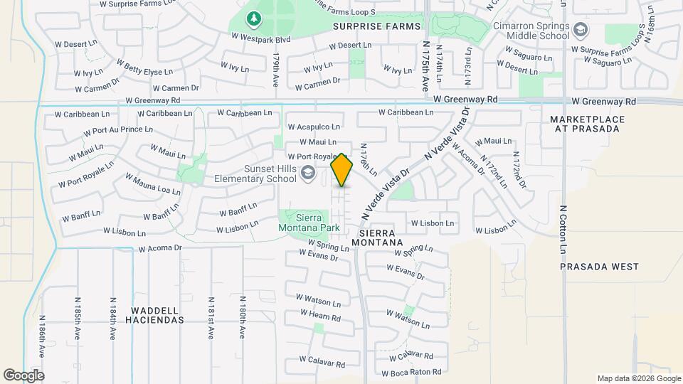 17724 W Woodrow Ln Map and Location Details