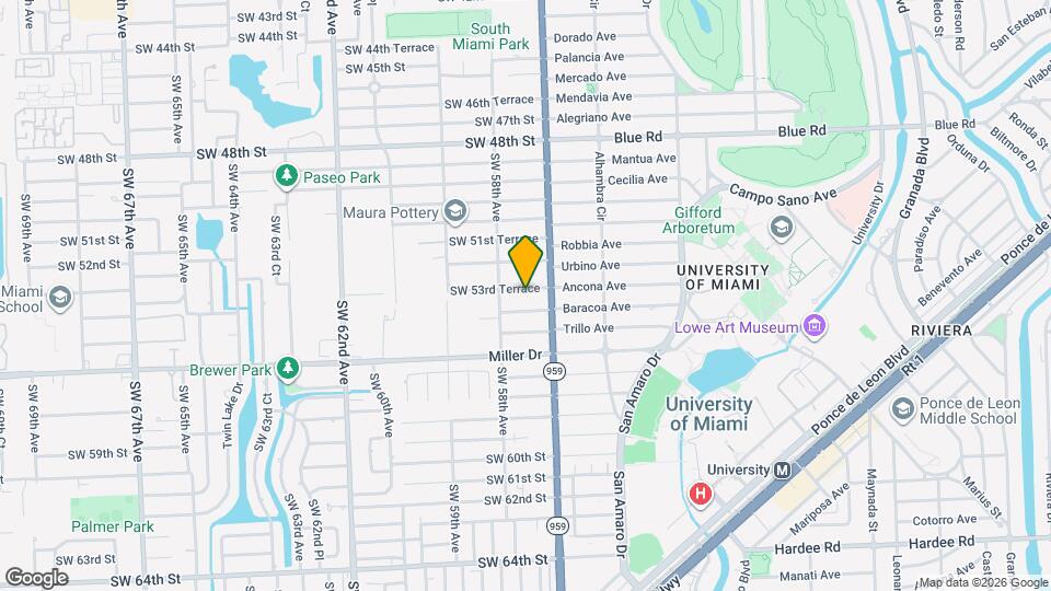 5746 SW 53rd Terrace Map and Location Details