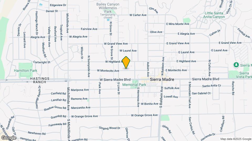 285 W Montecito Ave Map and Location Details