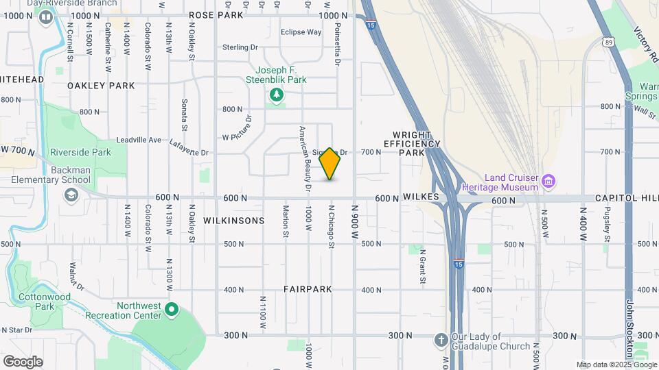 943 W Briarcliff Ave Mapa y Detalles de la Ubicación