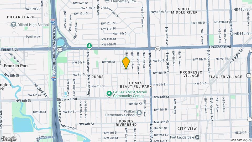 809 NW 12th Ave Map and Location Details