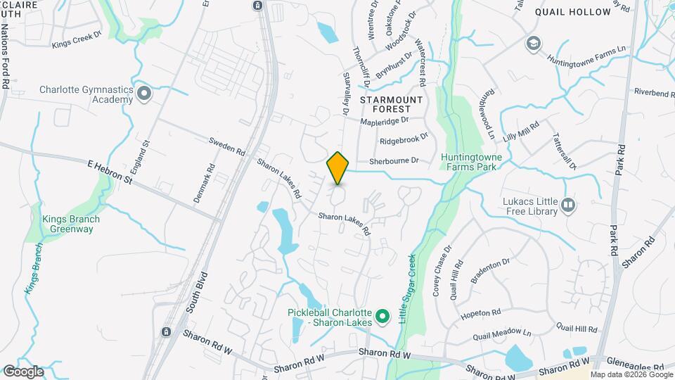 Sharon Crossing Mapa y Detalles de la Ubicación