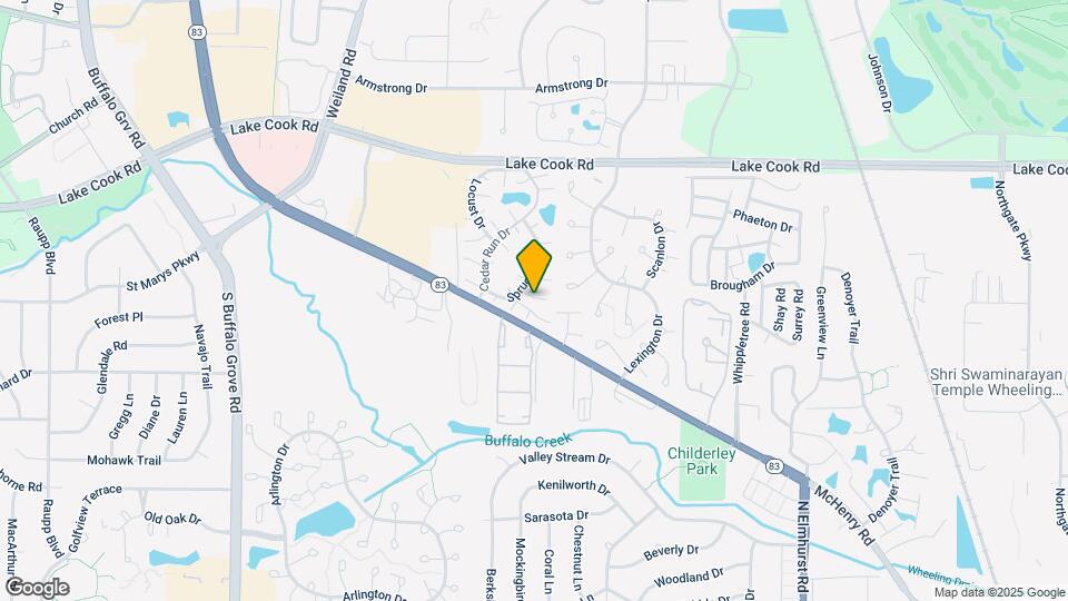 1223 Quincy Ct Map and Location Details