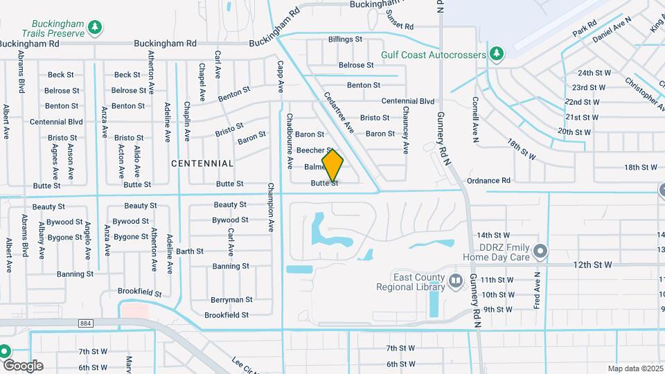 5119 Butte St Map and Location Details