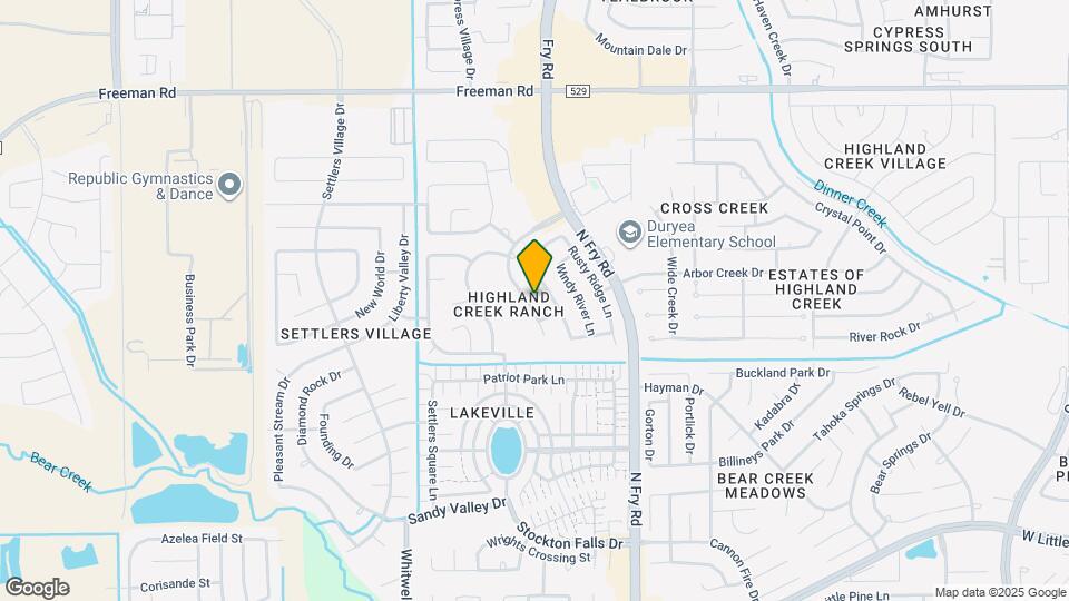 6642 High Stone Ln Map and Location Details